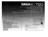 Yamaha K-720 Bruksanvisning