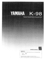Yamaha K-98 Bruksanvisning