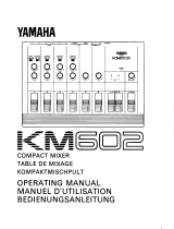 Yamaha KM602 Bruksanvisning