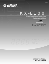 Yamaha KX-E100 Användarmanual