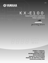 Yamaha KX-E100 Bruksanvisning