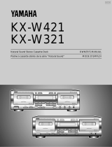 Yamaha KX-W321 Användarmanual
