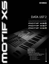 Yamaha Motif XS Datablad