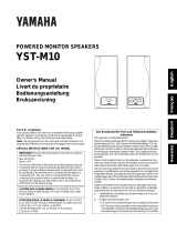 Yamaha YST-M10 Bruksanvisning
