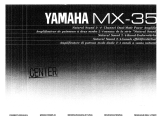 Yamaha MX-35 Bruksanvisning