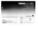 Yamaha M-85 Bruksanvisning