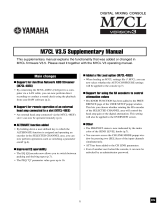 Yamaha M7CL Användarmanual