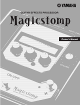 Yamaha MagicStomp Bruksanvisning