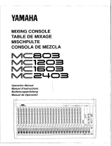 Yamaha MC1603 Användarmanual