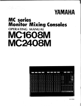 Yamaha MC2408M Bruksanvisning