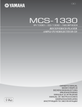 Yamaha MCS-1330 Bruksanvisning