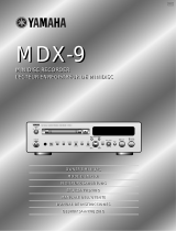Yamaha MDX-9 Användarmanual