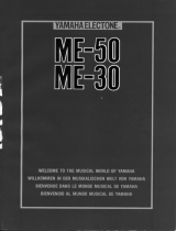 Yamaha ME-50 Bruksanvisning
