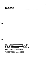 Yamaha MEP4 Bruksanvisning