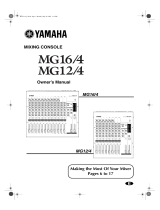 Yamaha MG16 Användarmanual