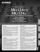 Yamaha mg124c compact mengpaneel met 12 kanalen Användarmanual