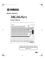 Yamaha MG16XU Användarmanual