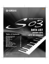 Yamaha S03SL Datablad
