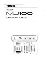 Yamaha MJ100 Bruksanvisning