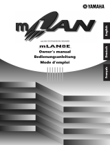 Yamaha mLAN8E Användarmanual