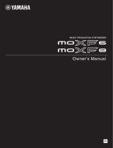 Yamaha MOXF6 Användarmanual