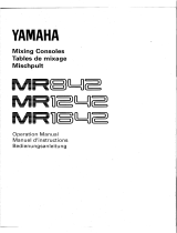 Yamaha MR1642 Bruksanvisning