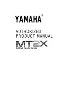 Yamaha MT2X Bruksanvisning