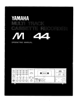 Yamaha MT44 Bruksanvisning