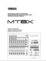 Yamaha MT8X Bruksanvisning