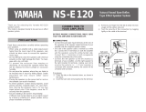 Yamaha NS-E120 Bruksanvisning