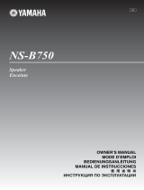Yamaha NS-B750 Bruksanvisning