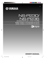 Yamaha NS-P230 Användarmanual