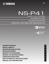 Yamaha NSP41 (6PCS) Bruksanvisning