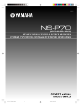 Yamaha NS-P70 Bruksanvisning