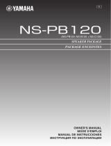 Yamaha NS-PB120 Bruksanvisning