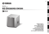 Yamaha NS-SW300 Bruksanvisning