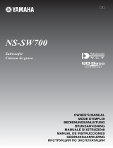 Yamaha NS-SW700 Piano White Användarmanual