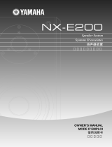 Yamaha NX-E200 Användarmanual