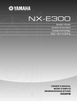 Yamaha NX-E300 Användarmanual