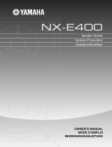 Yamaha NX-E400 Bruksanvisning