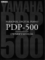 Yamaha PDP-500 Bruksanvisning
