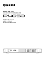 Yamaha P4050 Bruksanvisning