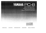 Yamaha PC-8 Bruksanvisning