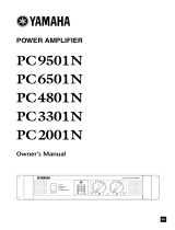 Yamaha PC9501N PC6501N PC4801N PC3301N PC2001N Bruksanvisning