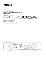 Yamaha PC3000A Bruksanvisning