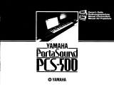 Yamaha PCS-500 Bruksanvisning