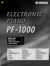 Yamaha PF-1000 Datablad