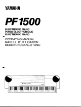 Yamaha PF1500 Bruksanvisning