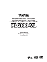 Yamaha PLG100 Bruksanvisning