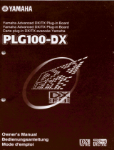 Yamaha PLG100-DX Användarmanual